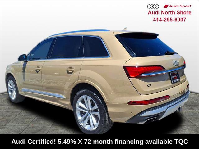 Certified 2025 Audi Q7 3.0T Premium Plus w/ Premium Plus Package AWD/4WD image 2