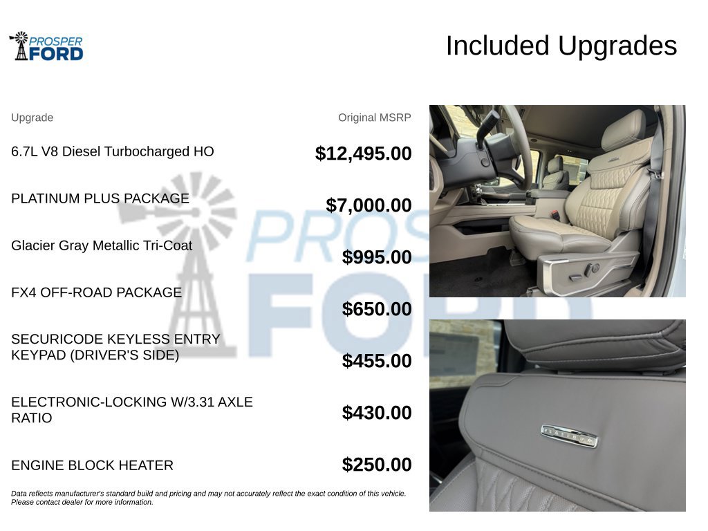 New 2027 Ford F250 Platinum w/ Platinum Plus Package AWD/4WD image 3