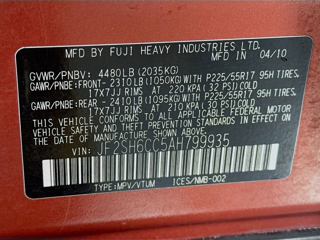 Used 2010 Subaru Forester 2.5X Premium image 38