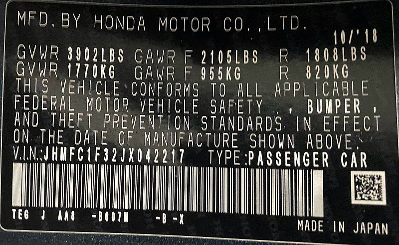 Used 2018 Honda Civic EX-T image 10