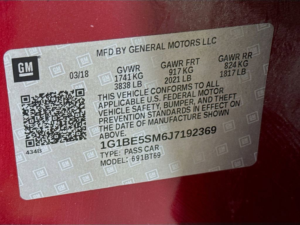 Used 2018 Chevrolet Cruze LT image 38