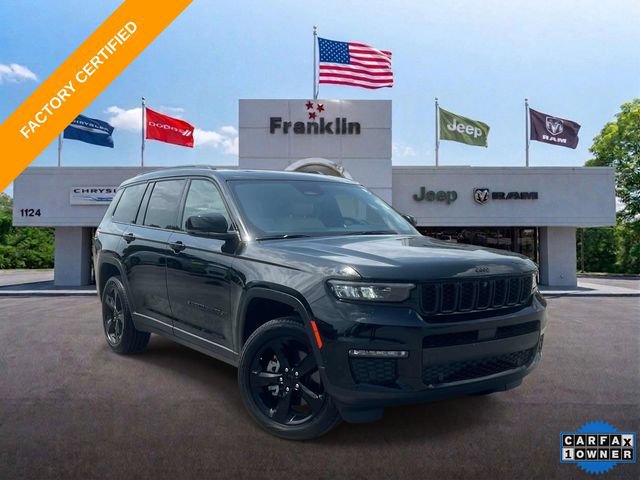 Certified 2025 Jeep Grand Cherokee L Limited w/ Luxury Tech Group II