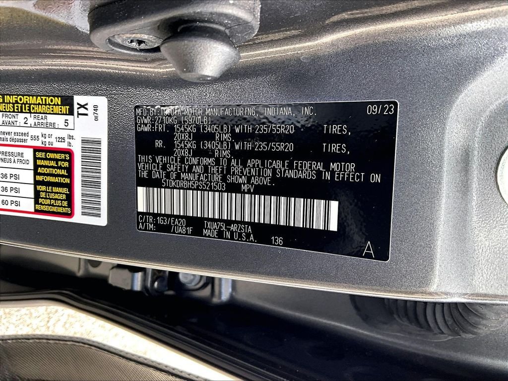 Used 2023 Toyota Highlander XSE AWD/4WD image 37