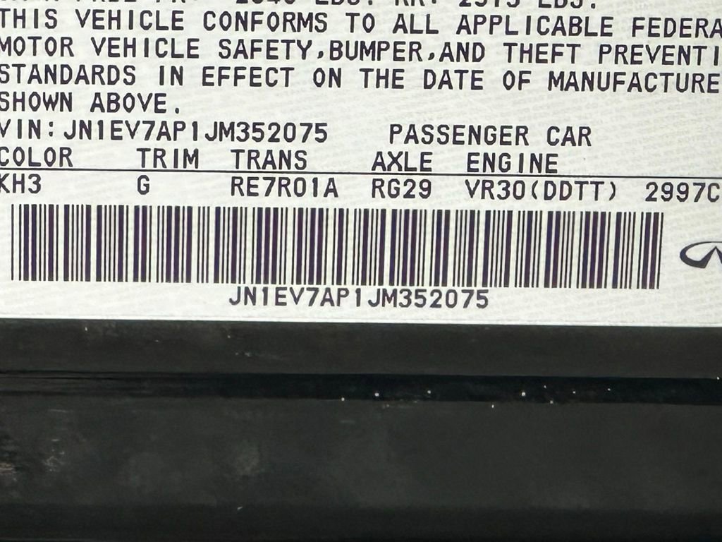 Used 2018 INFINITI Q50 Luxe w/ Essential Package (3.0T Luxe) image 53