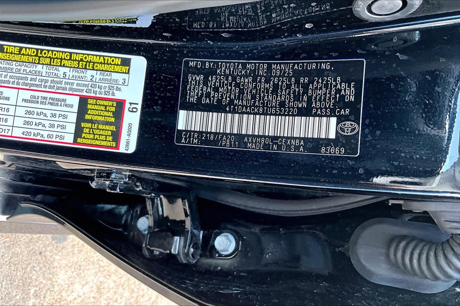 Used 2026 Toyota Camry LE FWD image 34