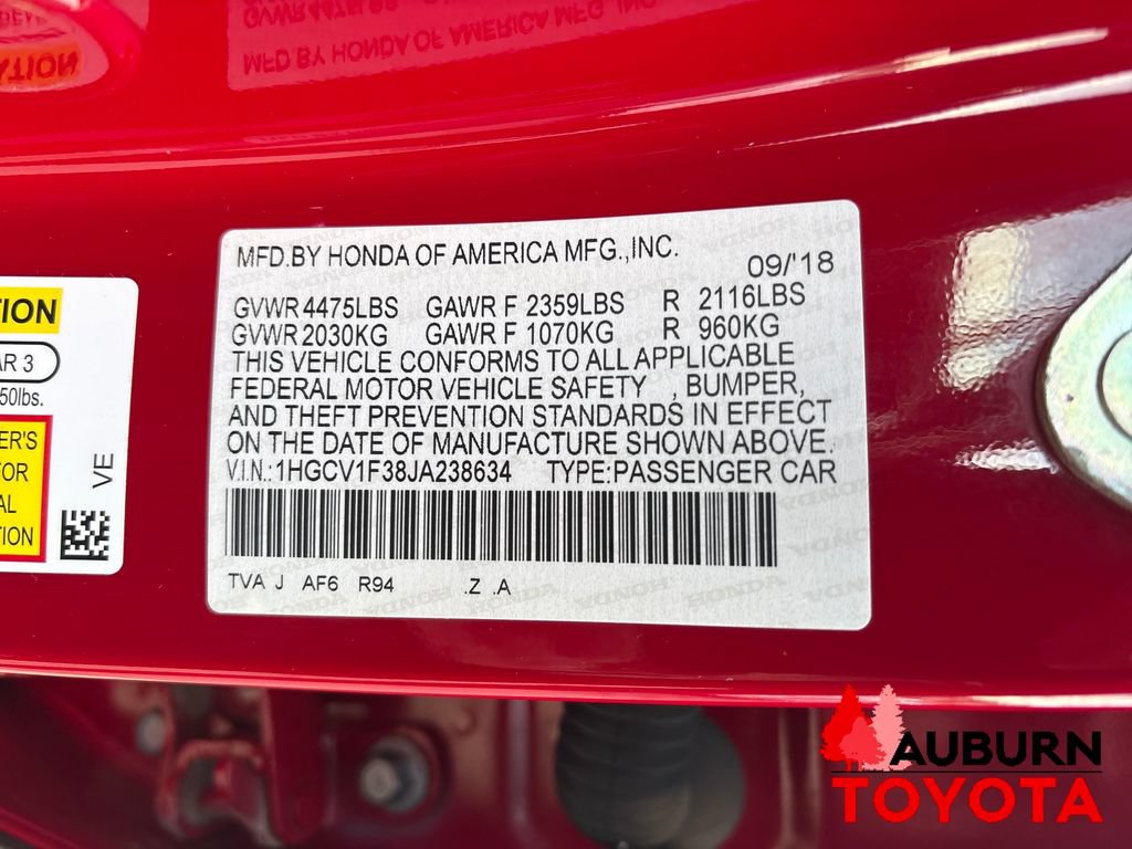 Used 2018 Honda Accord Sport image 27