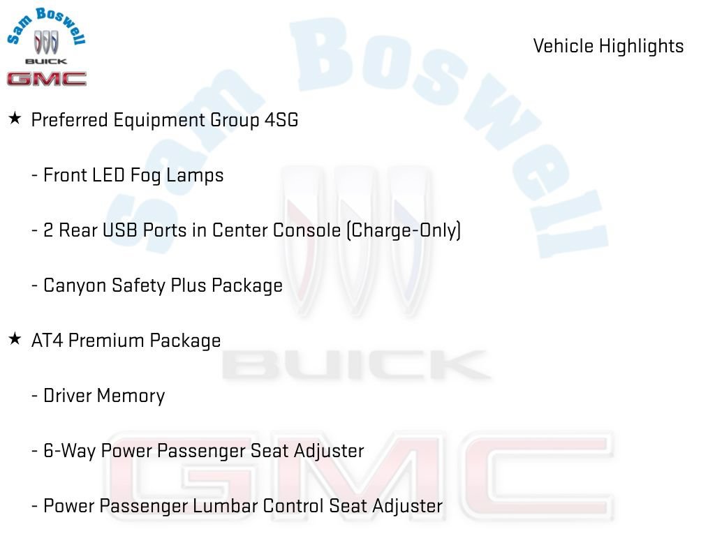 New 2026 GMC Canyon AT4 w/ AT4 Premium Package AWD/4WD image 12