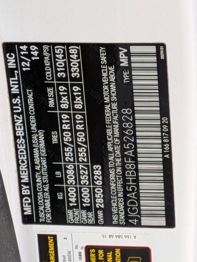 Used 2015 Mercedes-Benz ML 350 4MATIC image 34