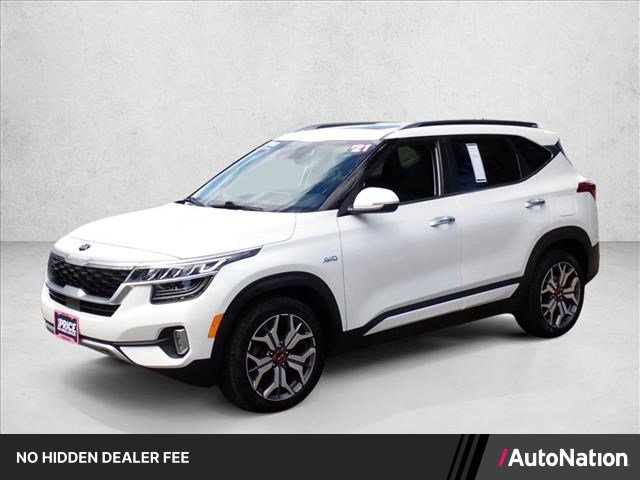 Used 2021 Kia Seltos SX w/ SX Sunroof Package AWD/4WD image 1