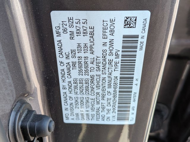 Used 2021 Honda CR-V EX-L image 15
