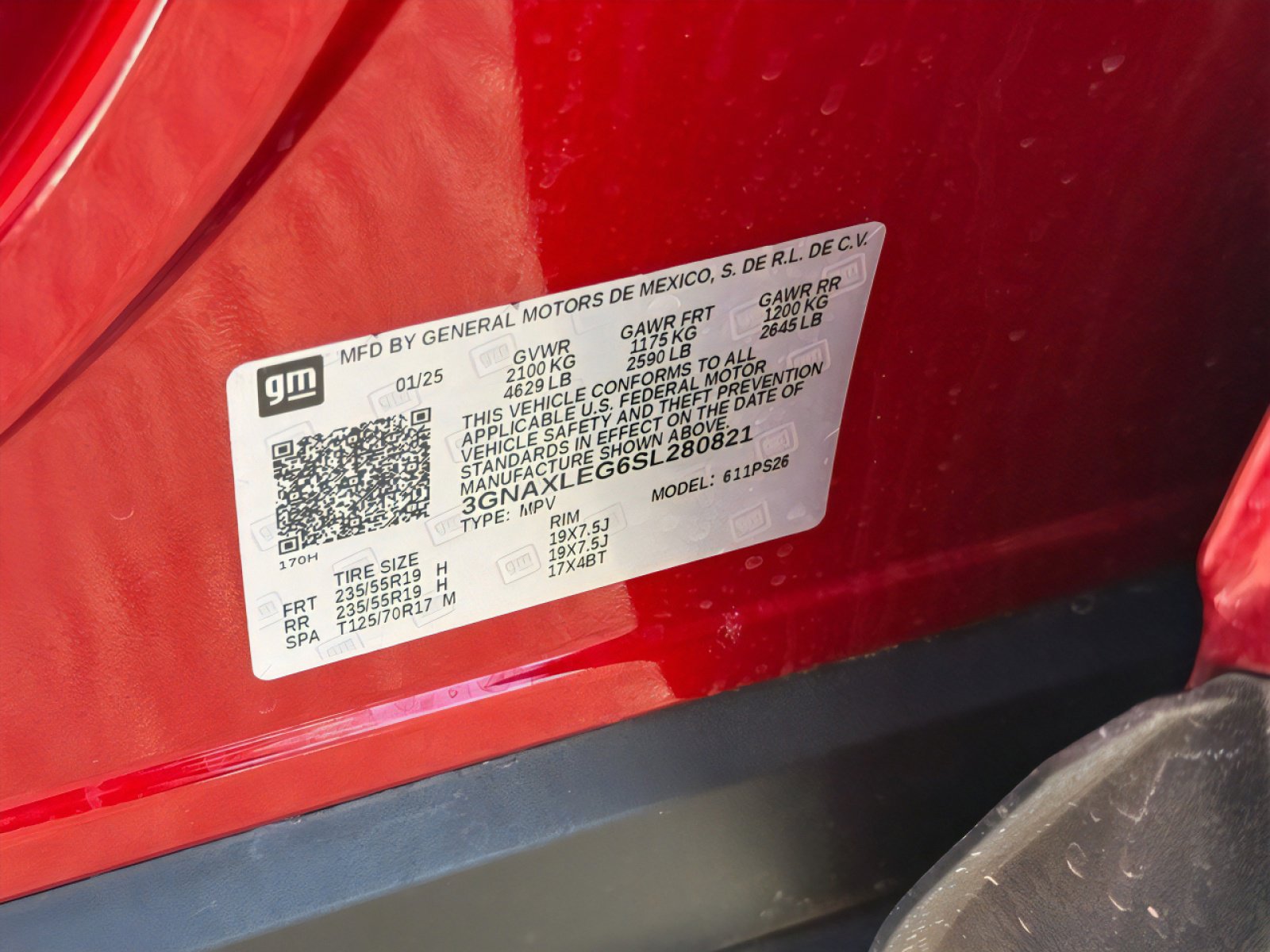 Used 2025 Chevrolet Equinox RS w/ Convenience Package III image 32