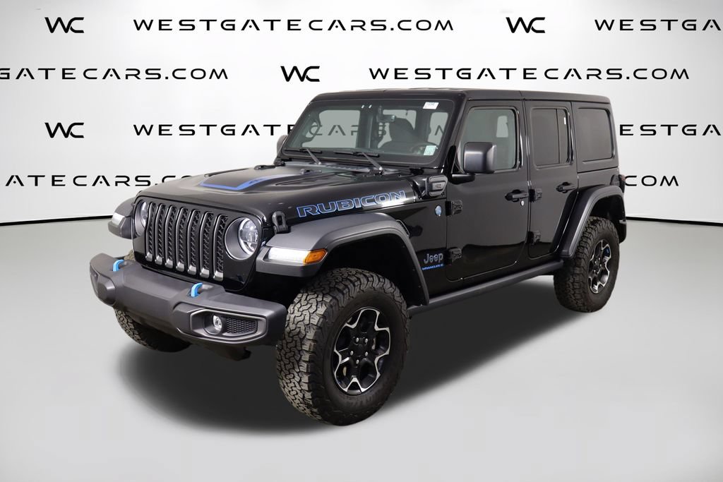 Used 2023 Jeep Wrangler Unlimited Rubicon 4xe w/ Cold Weather Group AWD/4WD image 1