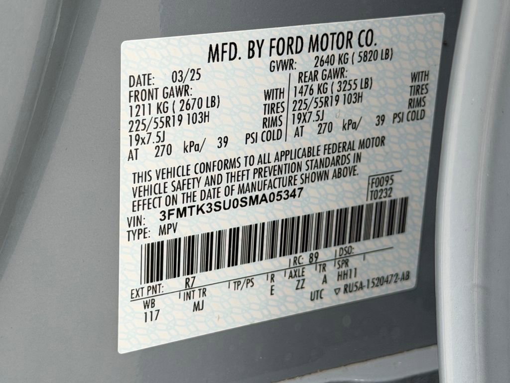Certified 2025 Ford Mustang Mach-E Premium AWD/4WD image 30