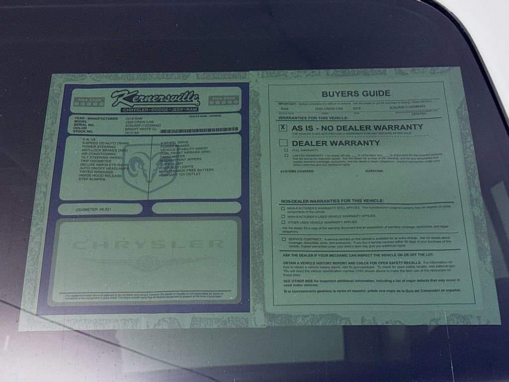 Used 2018 RAM 2500 Laramie w/ Snow Chief Group image 38