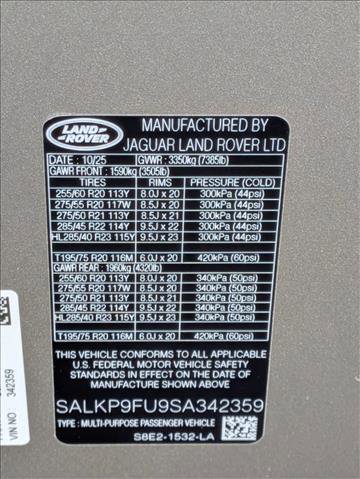 New 2025 Land Rover Range Rover SE image 17