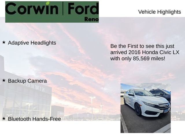 Used 2016 Honda Civic LX image 4
