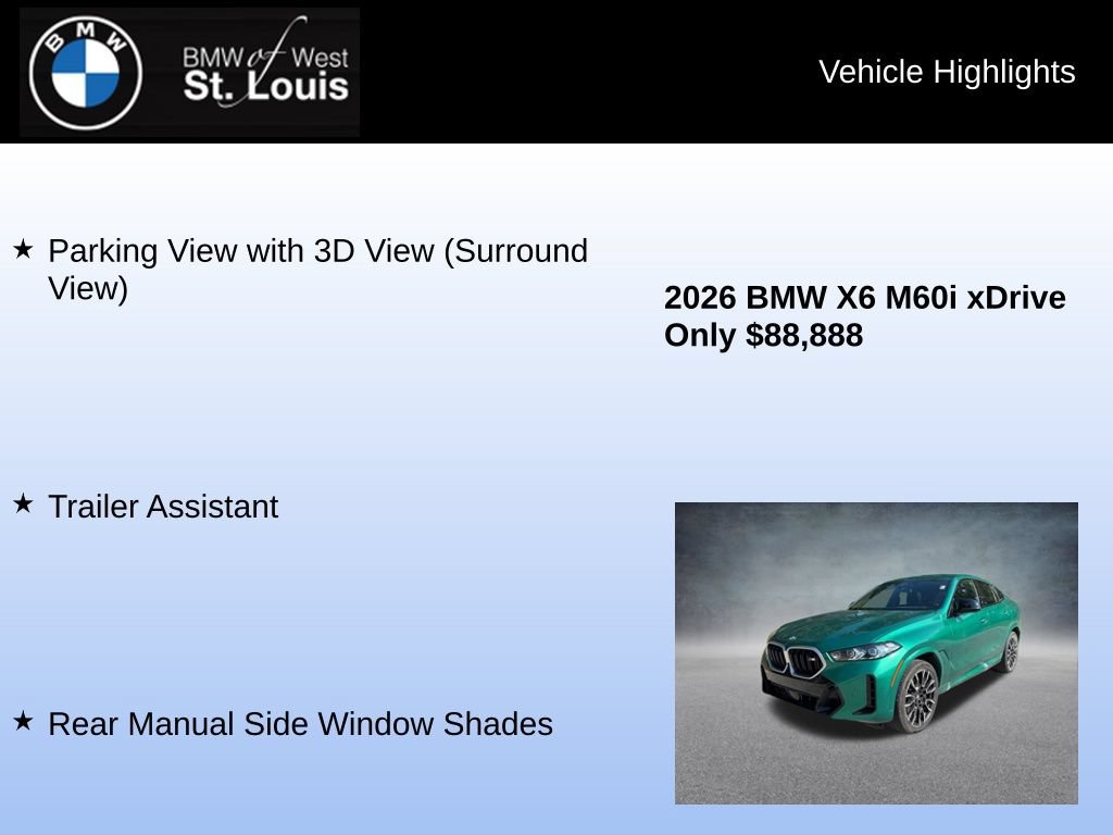 Used 2026 BMW X6 M60i AWD/4WD image 31