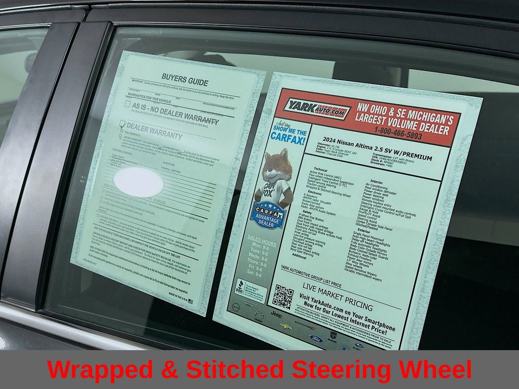 Used 2024 Nissan Altima 2.5 SV w/ SV Premium Package image 14