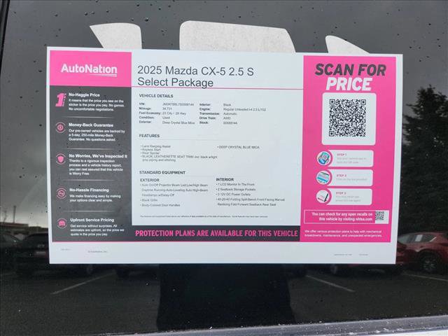Used 2025 MAZDA CX-5 AWD 2.5 S w/ Select Package image 18