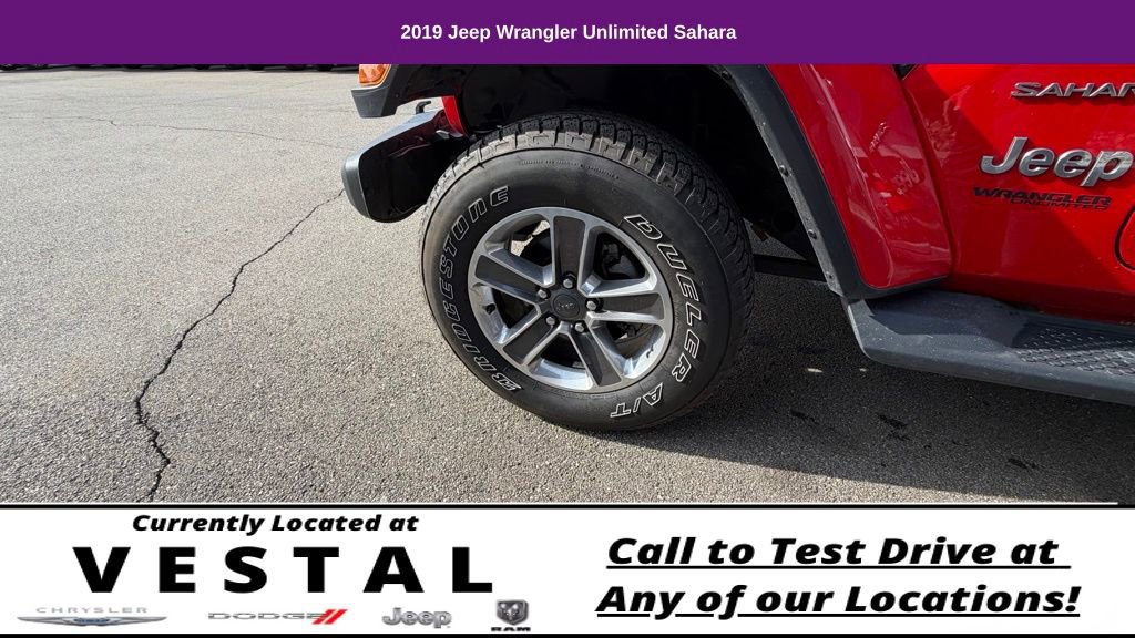 Used 2019 Jeep Wrangler Unlimited Sahara w/ Dual Top Group image 44