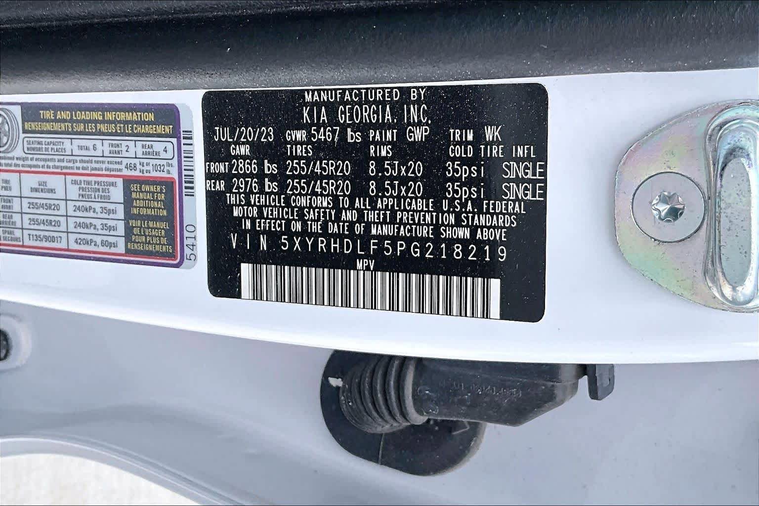 Certified 2023 Kia Sorento X-Line EX AWD/4WD image 32