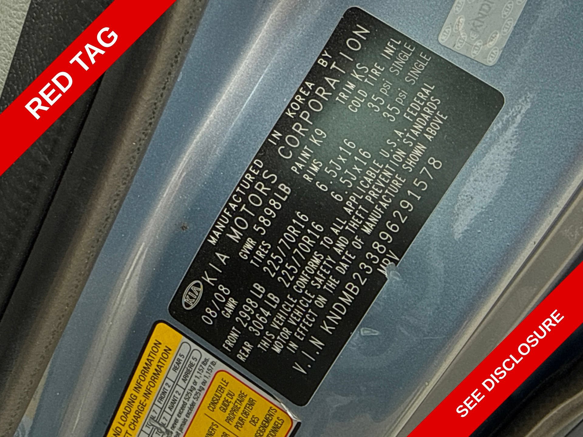 Used 2009 Kia Sedona LX FWD image 13