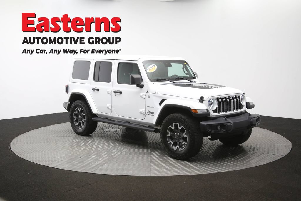 Used 2024 Jeep Wrangler Unlimited Sahara w/ Dual Top Group AWD/4WD image 48