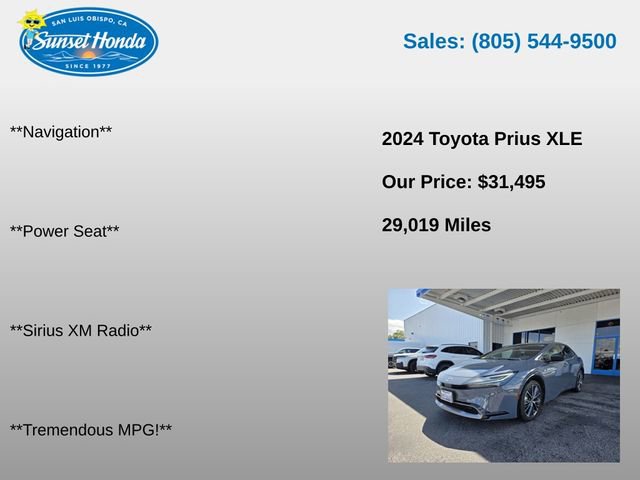 Used 2024 Toyota Prius XLE FWD image 7