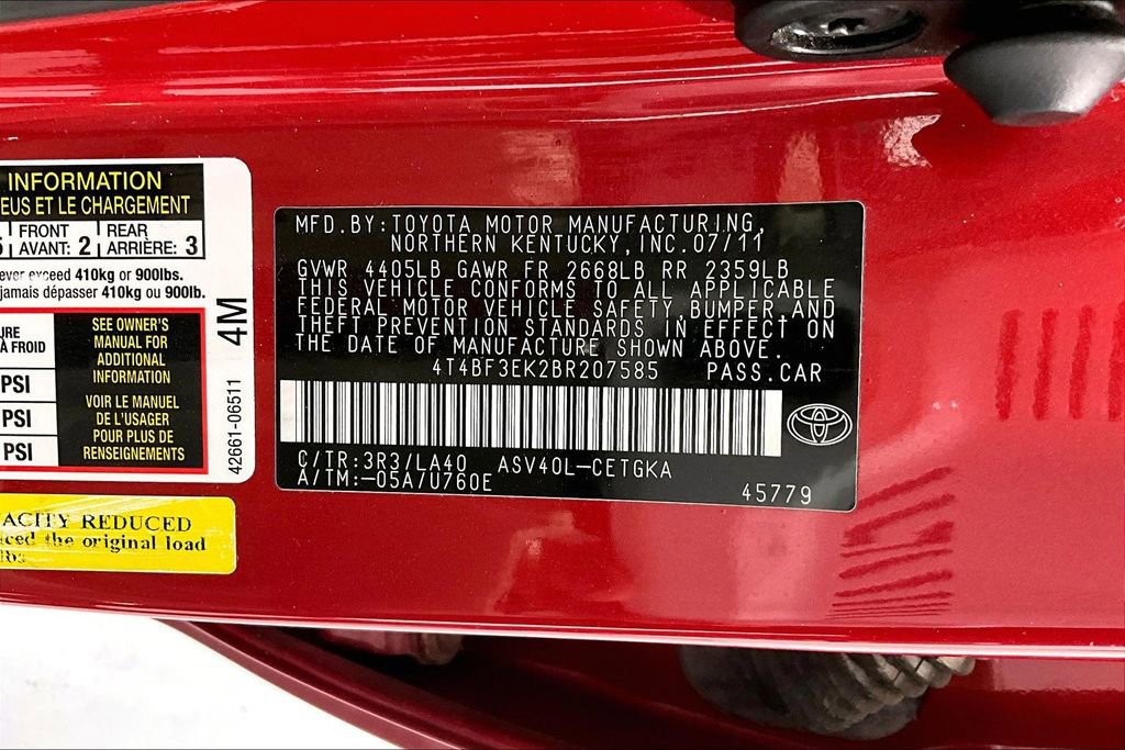 Used 2011 Toyota Camry XLE w/ XLE Extra-Value Pkg #2 image 41