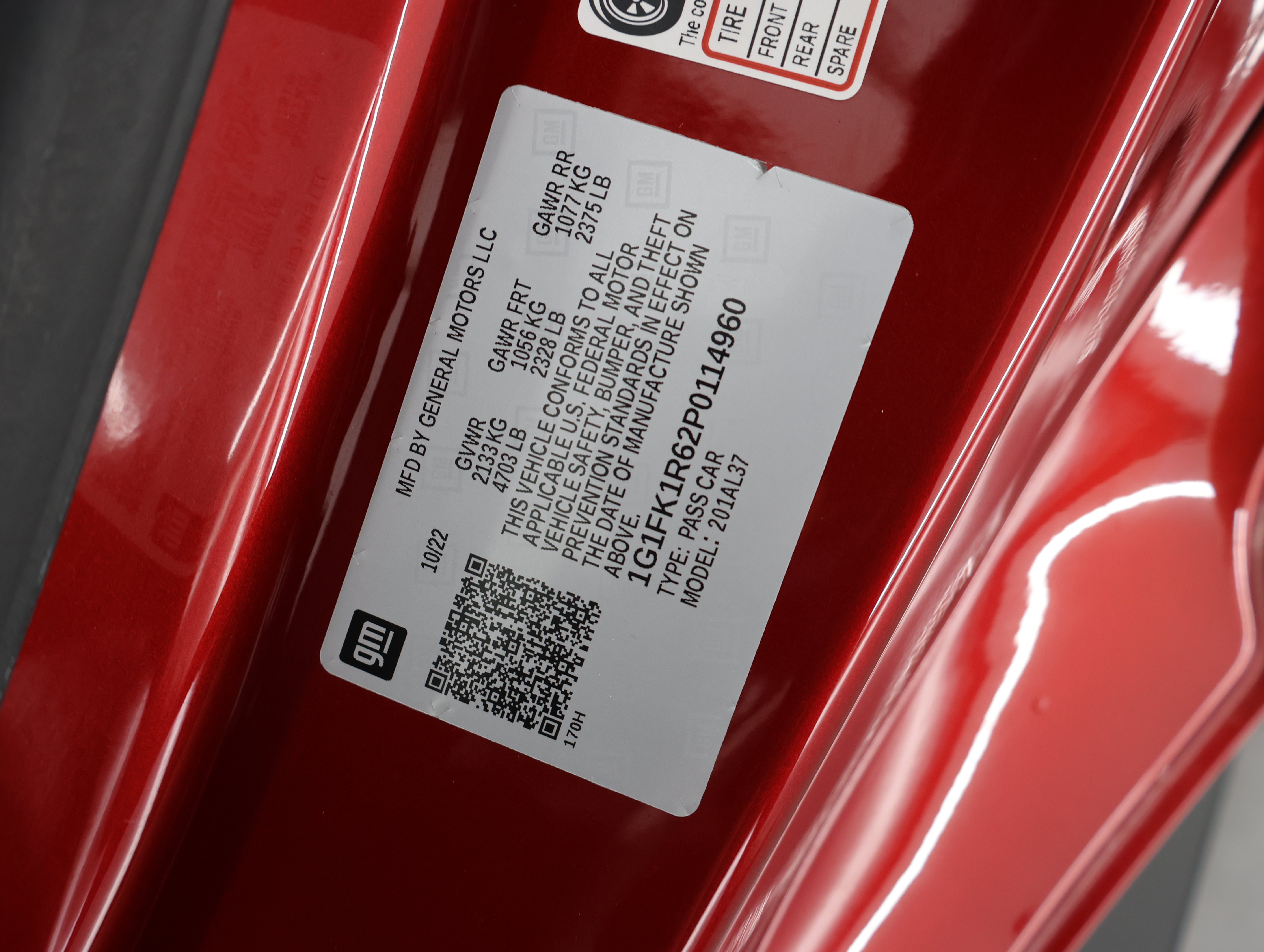 Used 2023 Chevrolet Camaro ZL1 RWD image 55