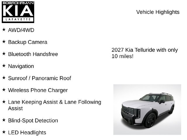 New 2027 Kia Telluride X-Line SX Prestige w/ Towing Package AWD/4WD image 7