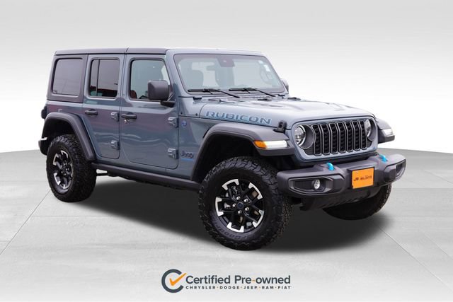 Certified 2025 Jeep Wrangler Unlimited Rubicon 4xe w/ Safety Group image 1