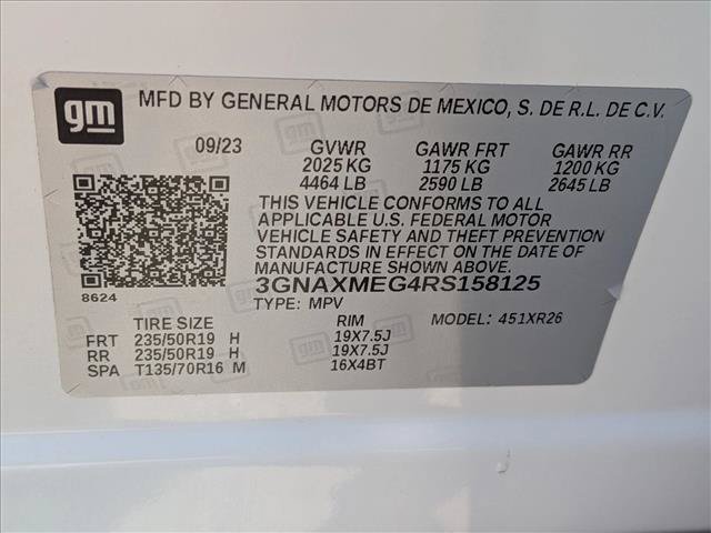 Used 2024 Chevrolet Equinox RS FWD image 24
