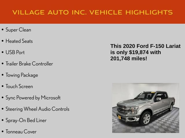 Used 2020 Ford F150 Lariat w/ Equipment Group 502A Luxury AWD/4WD image 7