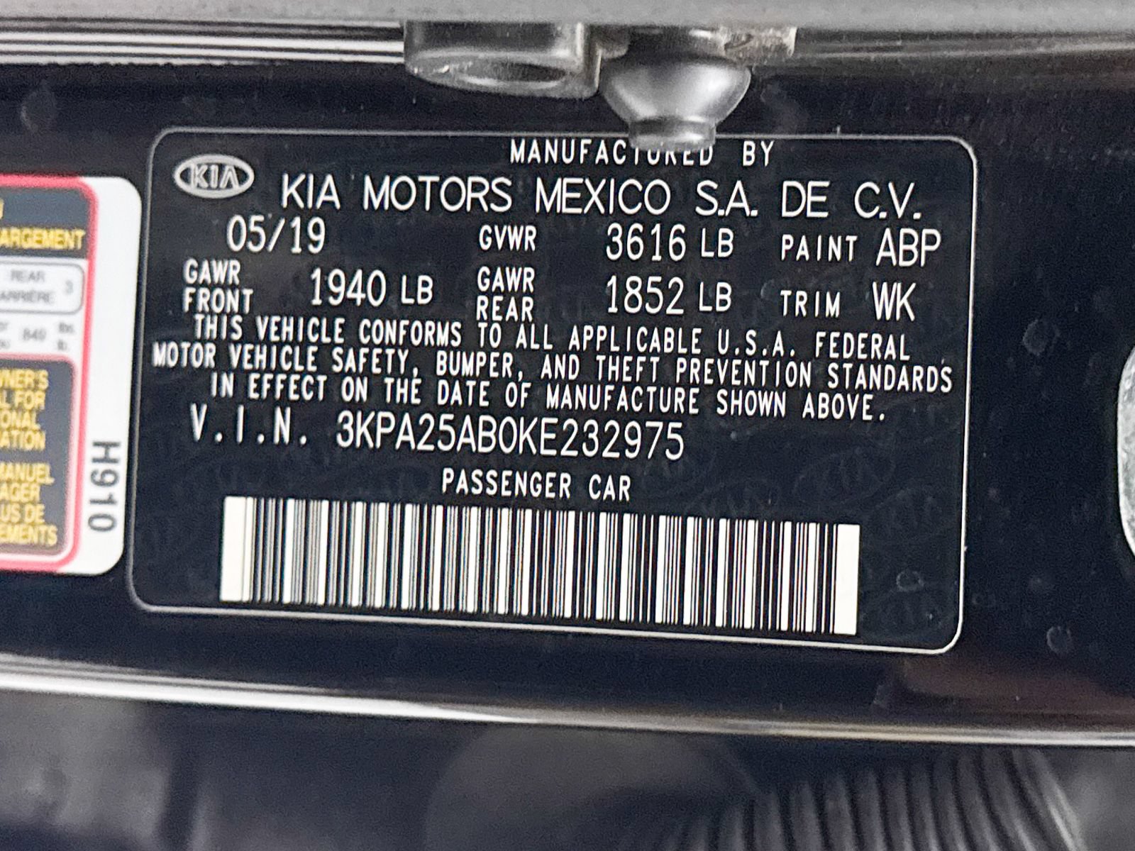 Used 2019 Kia Rio S FWD image 35