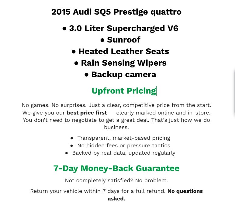 Used 2015 Audi SQ5 Prestige w/ Prestige Package AWD/4WD image 28