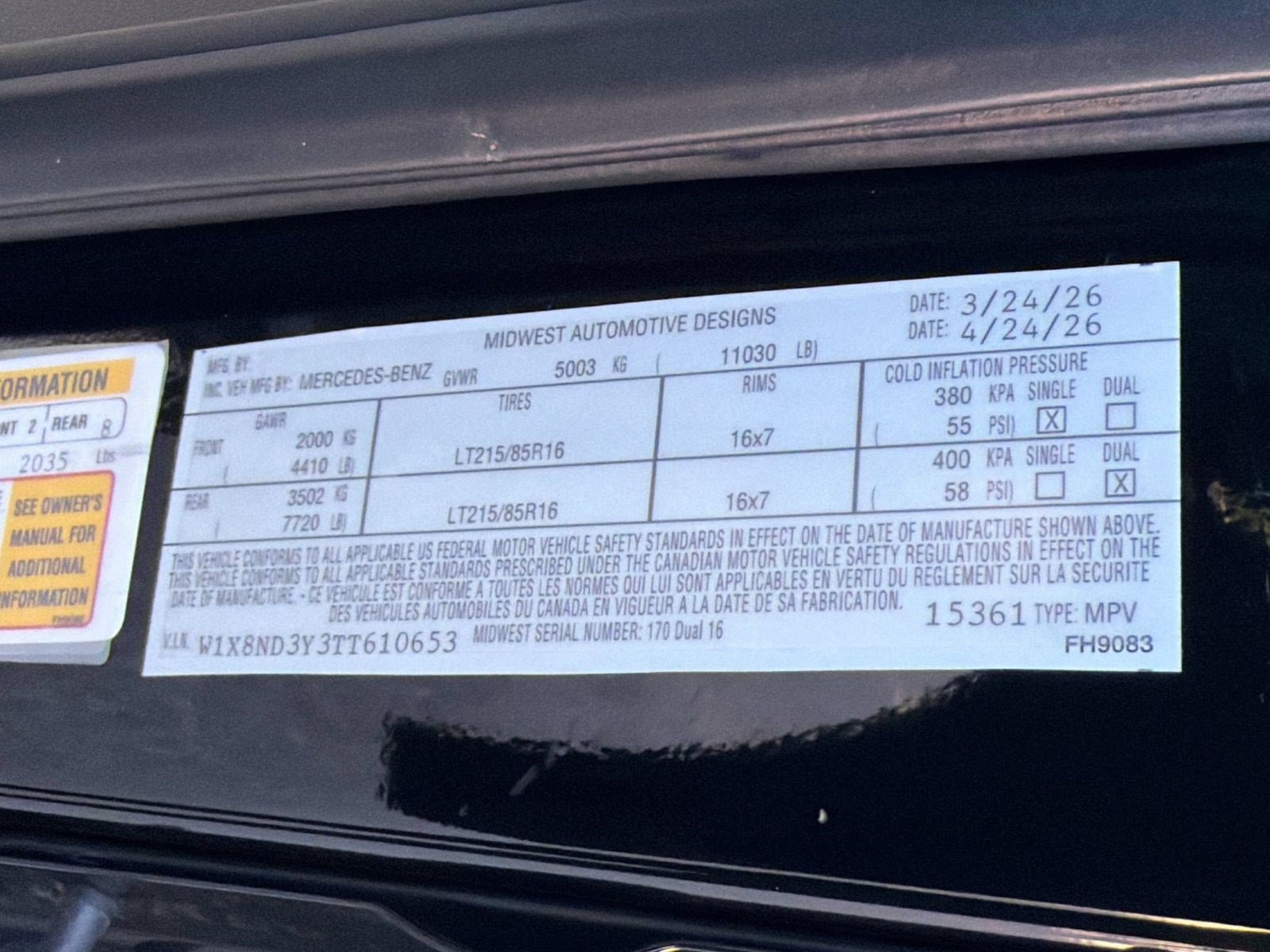 Used 2026 Mercedes-Benz Sprinter 3500 image 38