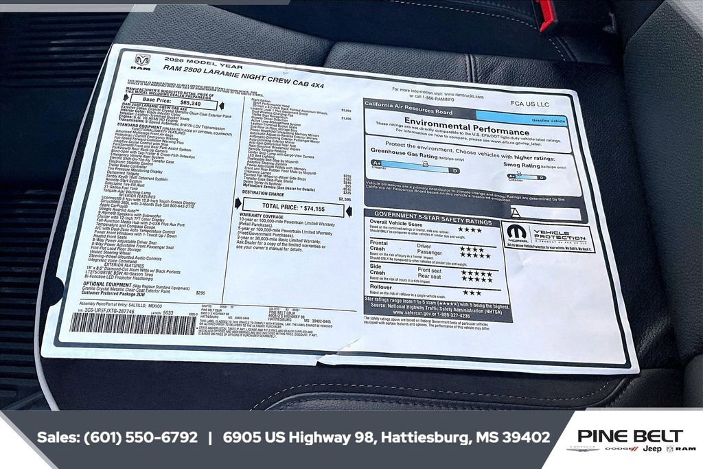 New 2026 RAM 2500 Laramie w/ Night Edition image 12