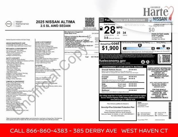 Certified 2025 Nissan Altima 2.5 SL image 4