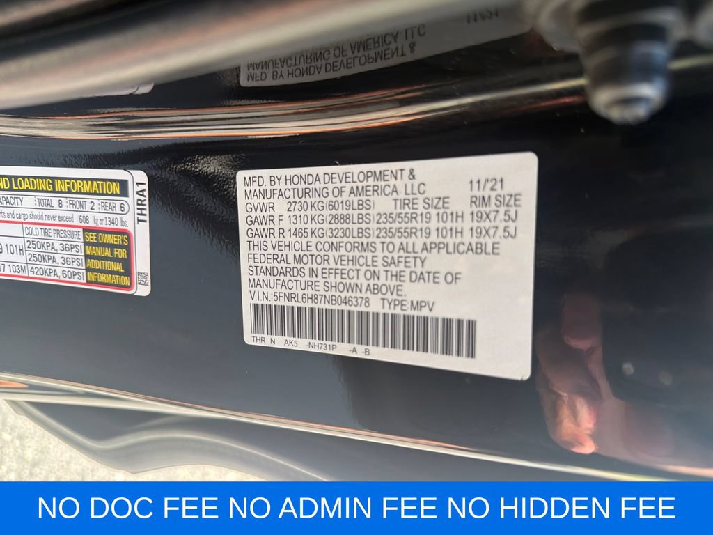Used 2022 Honda Odyssey Touring image 33