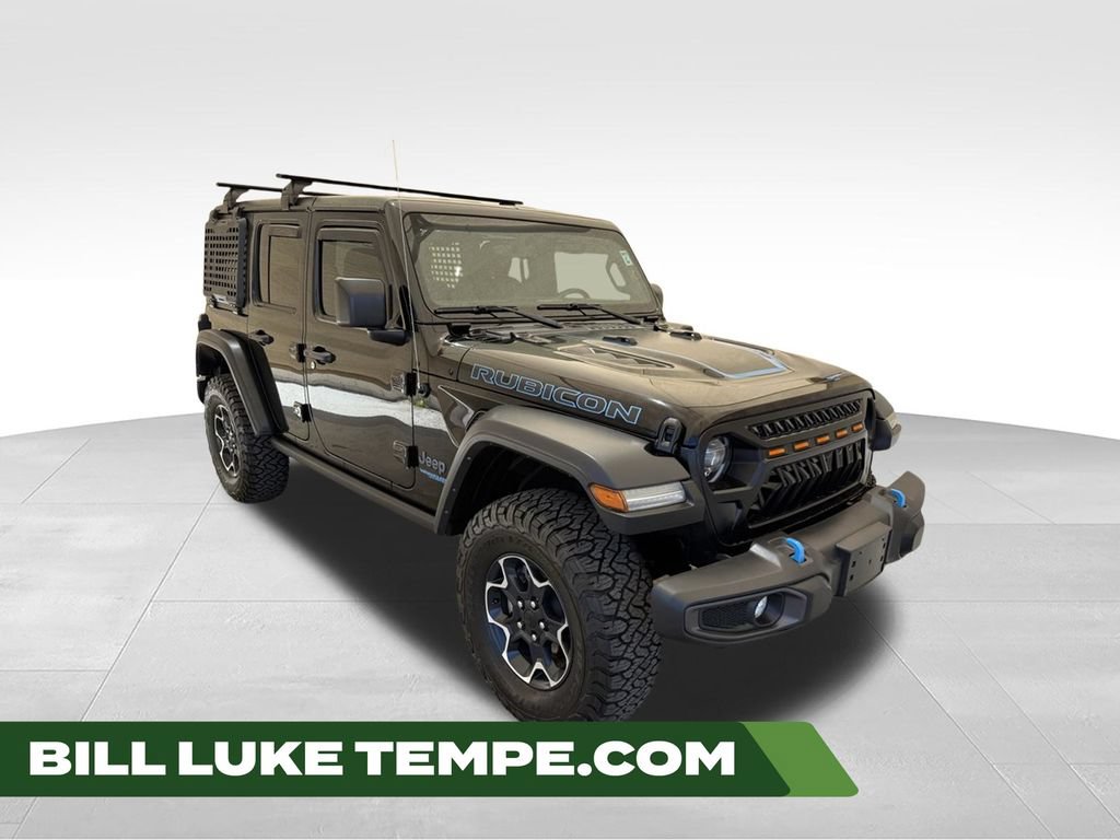 Used 2022 Jeep Wrangler Unlimited Rubicon 4xe w/ Cold Weather Group AWD/4WD video 1