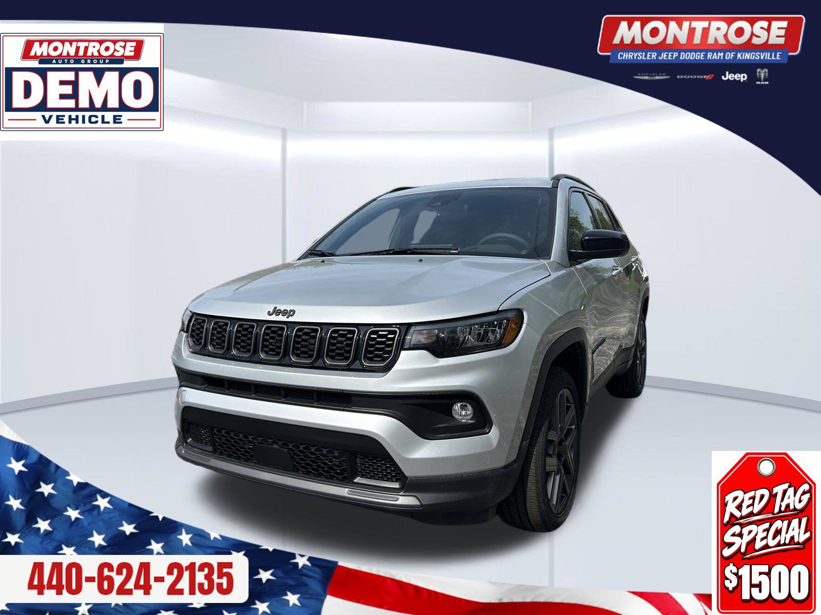 New 2026 Jeep Compass Latitude AWD/4WD 360° Tour