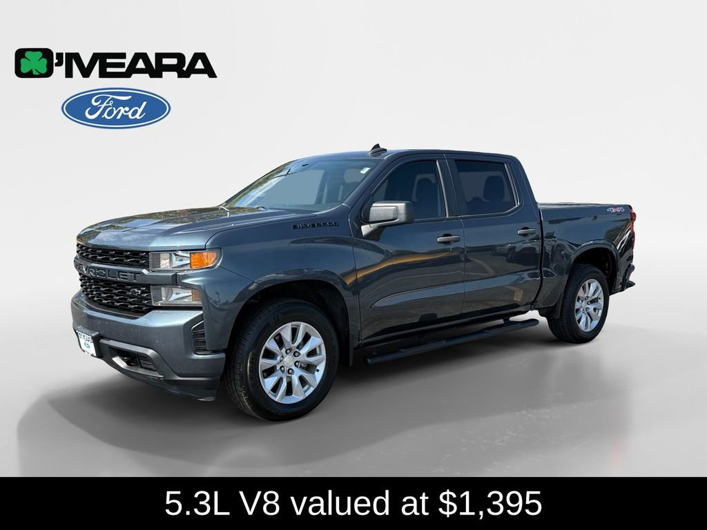 Used 2021 Chevrolet Silverado 1500 Custom w/ LPO, Dark Essentials Package