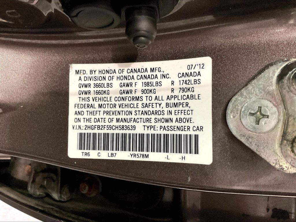 Used 2012 Honda Civic LX image 31