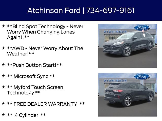 Certified 2022 Ford Escape SE w/ SE Sport Appearance Package image 8