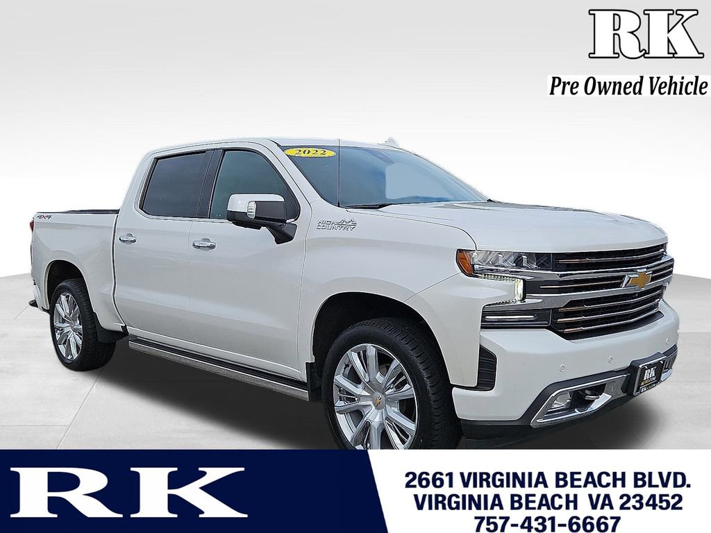 Used 2022 Chevrolet Silverado 1500 High Country w/ Technology Package image 1