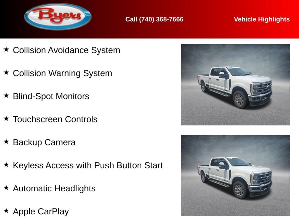 Used 2023 Ford F250 Lariat w/ Chrome Package AWD/4WD image 12