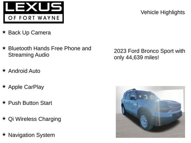 Used 2023 Ford Bronco Sport Heritage Limited image 7