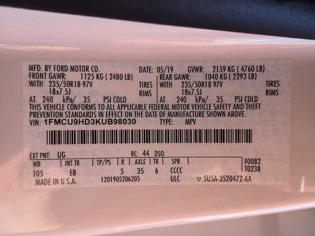 Used 2019 Ford Escape SEL AWD/4WD image 23
