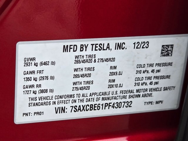 Used 2023 Tesla Model X Plaid image 25